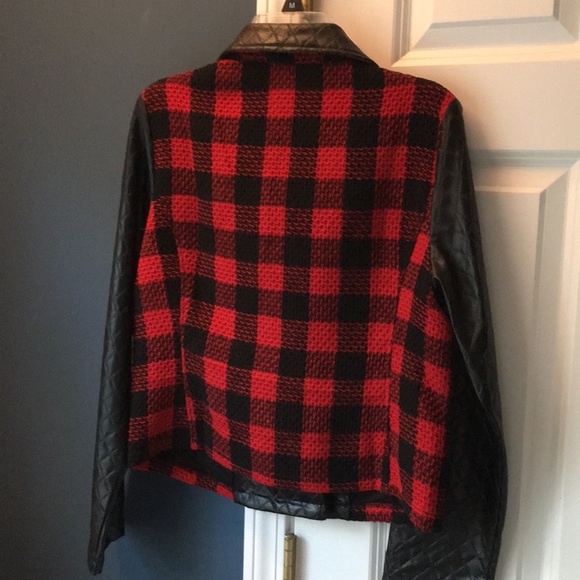 Vintage buffalo check biker jacket - Picture 5 of 5